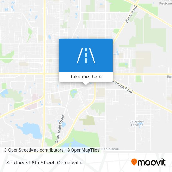 Southeast 8th Street map