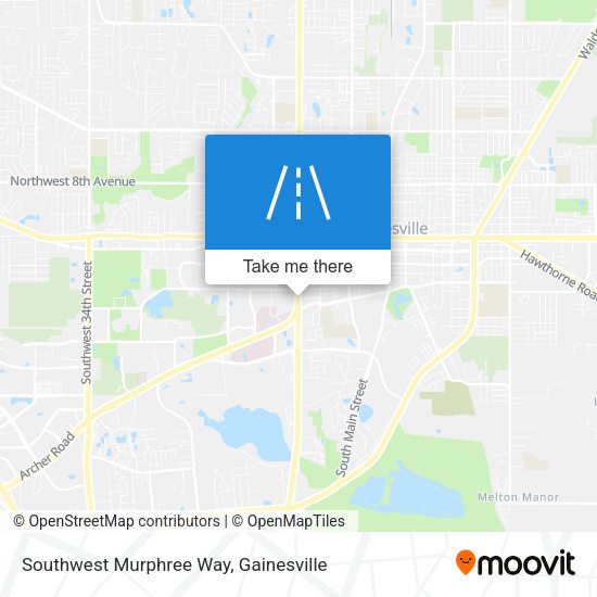 Southwest Murphree Way map