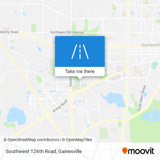 Mapa de Southwest 126th Road