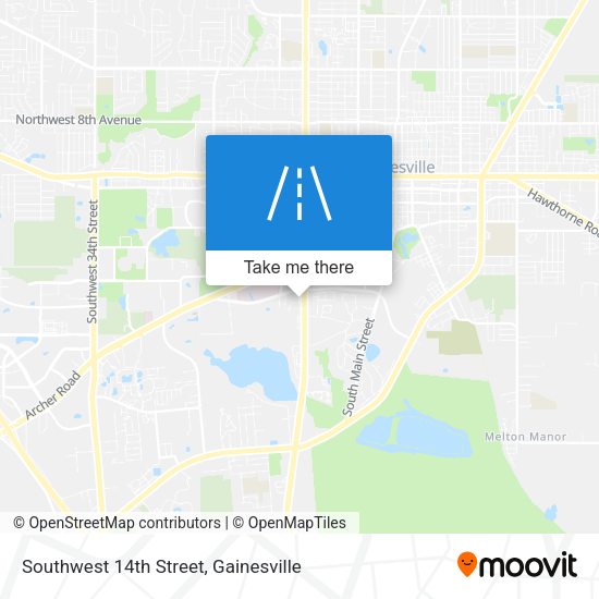 Mapa de Southwest 14th Street