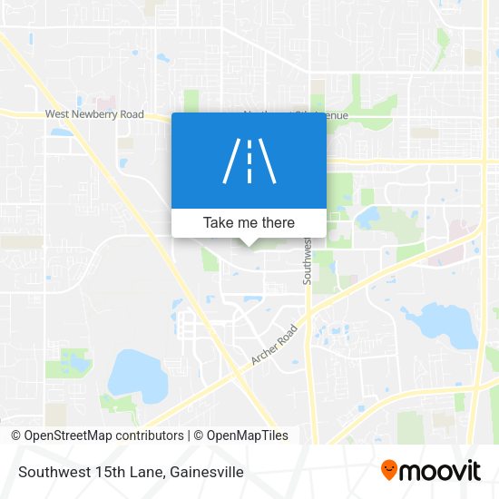 Mapa de Southwest 15th Lane