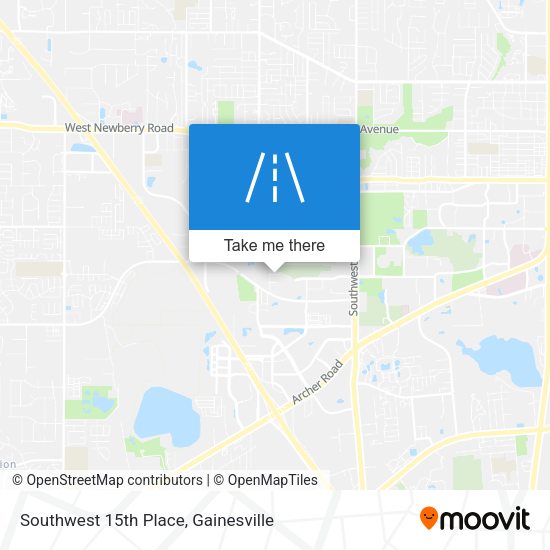 Mapa de Southwest 15th Place