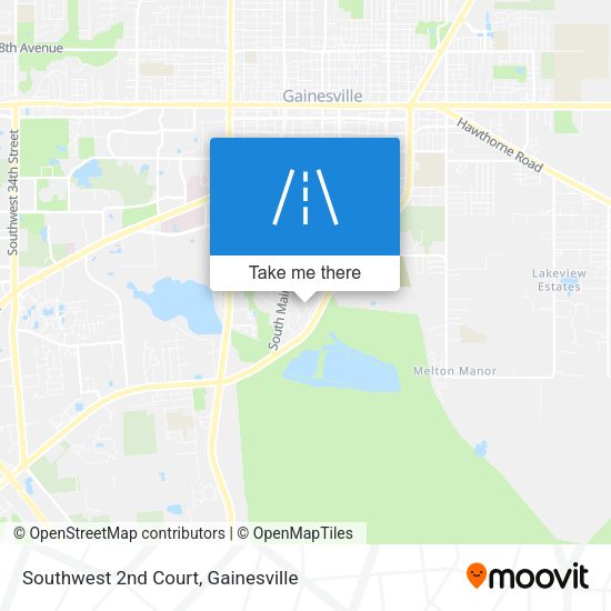 Southwest 2nd Court map