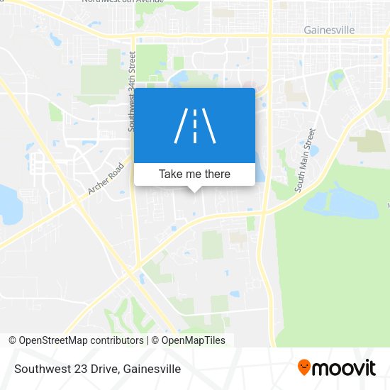 Mapa de Southwest 23 Drive