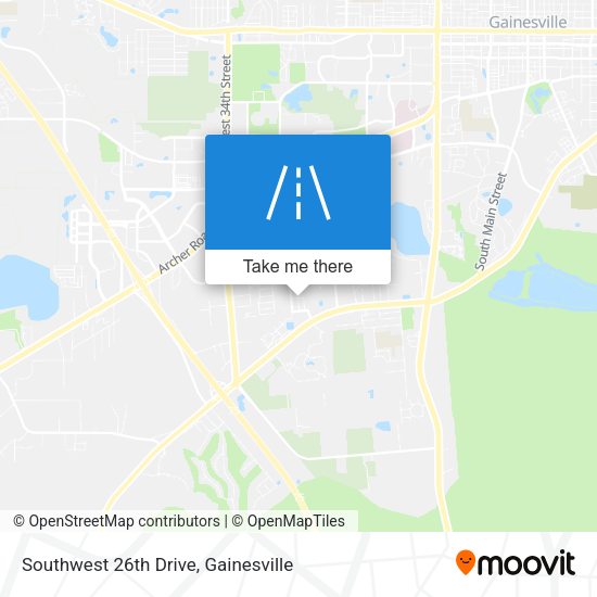 Mapa de Southwest 26th Drive