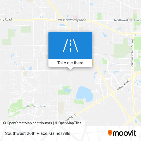 Mapa de Southwest 26th Place