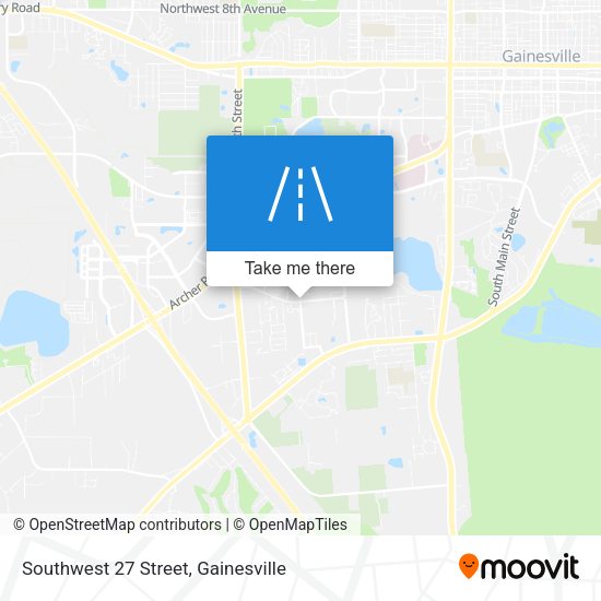 Mapa de Southwest 27 Street