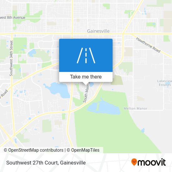 Mapa de Southwest 27th Court