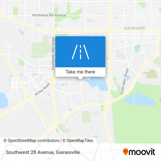 Mapa de Southwest 28 Avenue