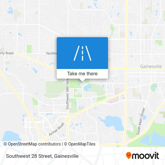 Southwest 28 Street map