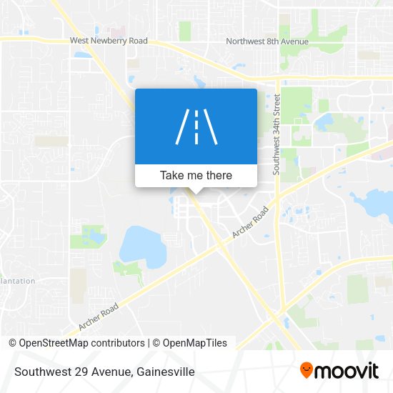 Southwest 29 Avenue map