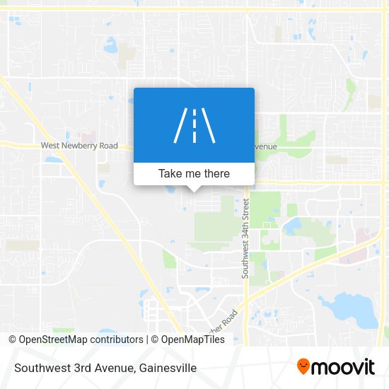 Mapa de Southwest 3rd Avenue