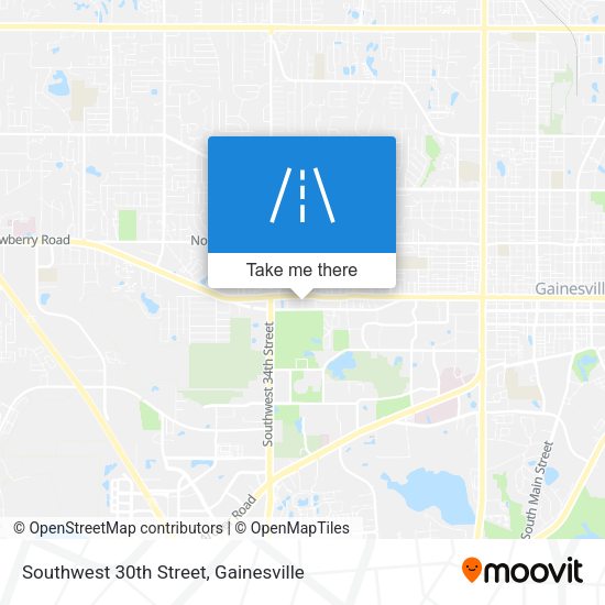 Mapa de Southwest 30th Street