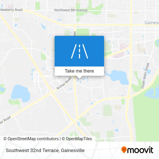 Mapa de Southwest 32nd Terrace