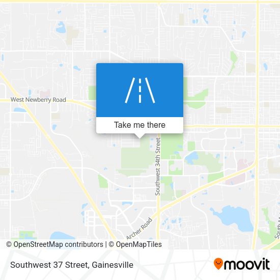 Southwest 37 Street map