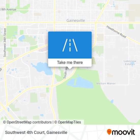 Southwest 4th Court map
