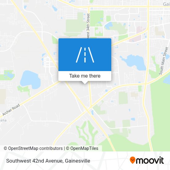 Mapa de Southwest 42nd Avenue