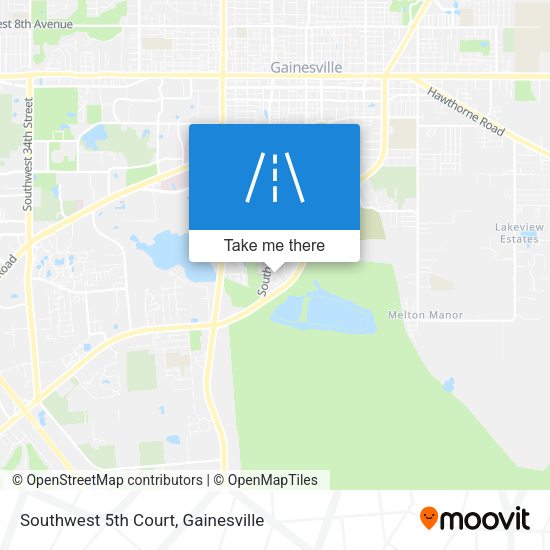 Southwest 5th Court map