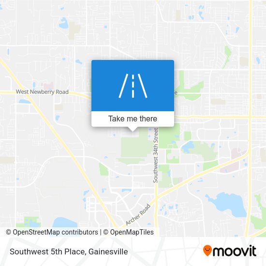 Southwest 5th Place map