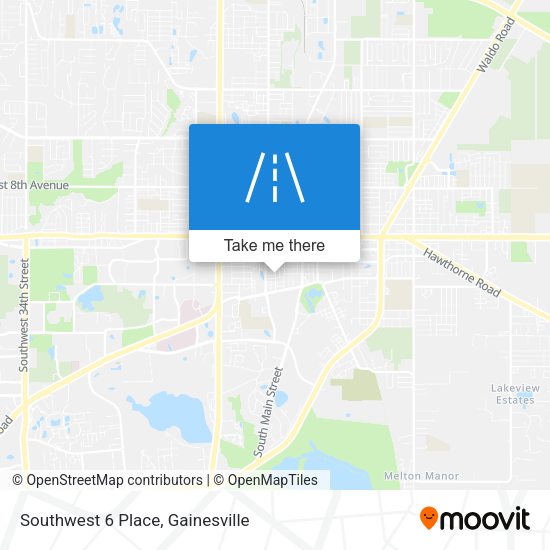 Southwest 6 Place map