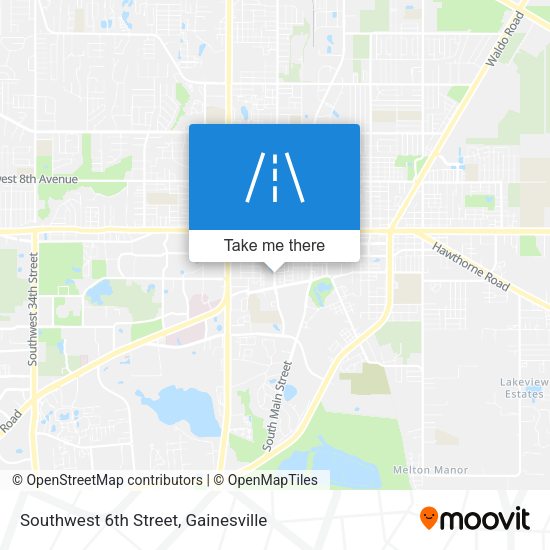 Mapa de Southwest 6th Street