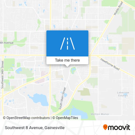 Mapa de Southwest 8 Avenue