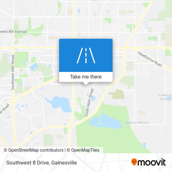 Southwest 8 Drive map