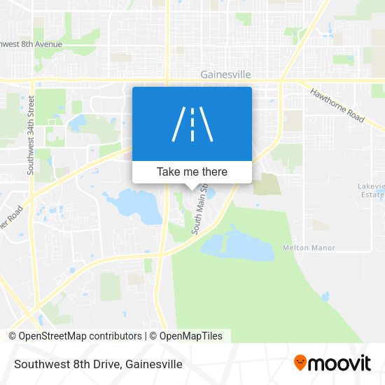 Southwest 8th Drive map