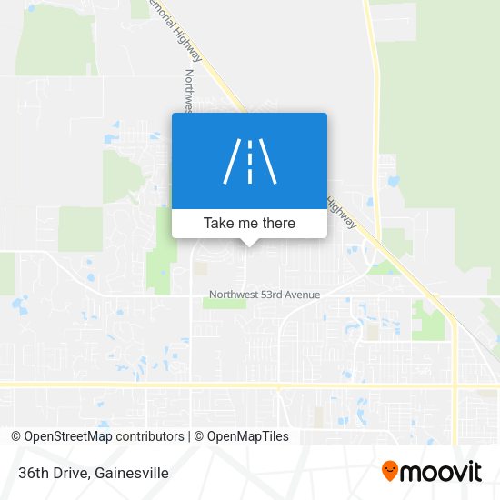 Mapa de 36th Drive