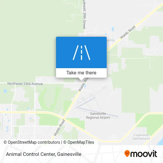 Animal Control Center map