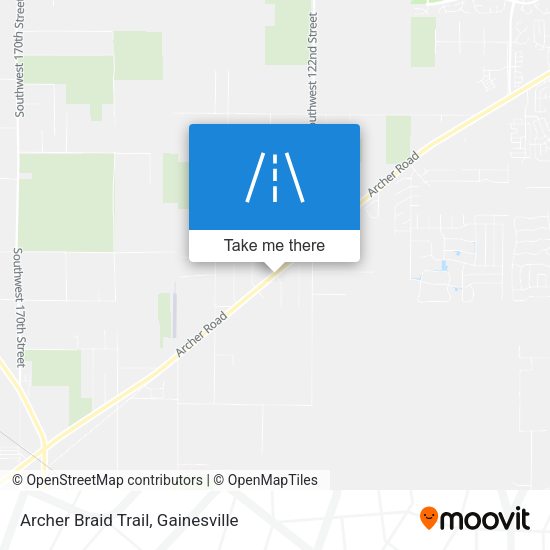 Archer Braid Trail map
