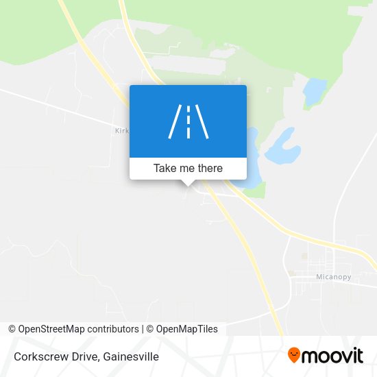 Corkscrew Drive map