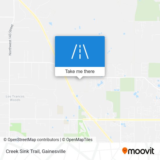 Creek Sink Trail map