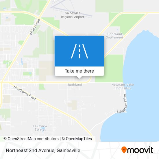 Northeast 2nd Avenue map