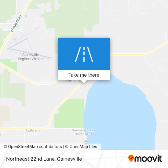 Northeast 22nd Lane map