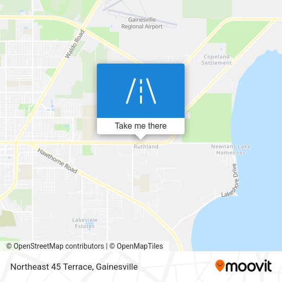 Mapa de Northeast 45 Terrace