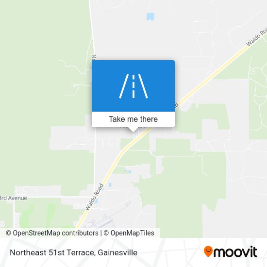 Mapa de Northeast 51st Terrace