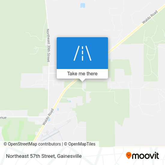 Northeast 57th Street map