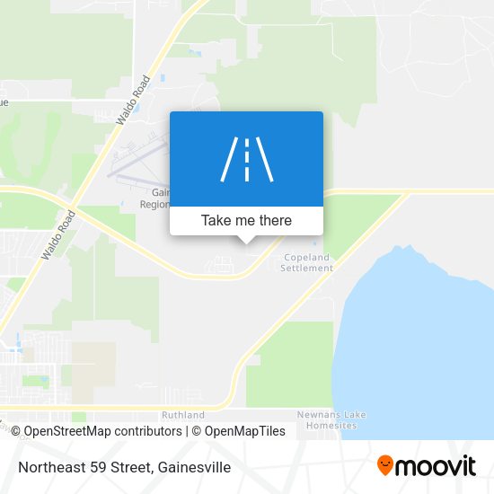 Northeast 59 Street map