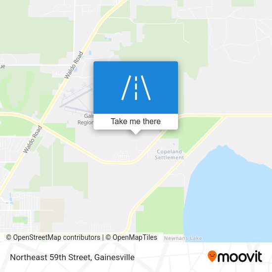 Northeast 59th Street map