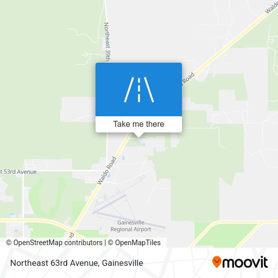 Northeast 63rd Avenue map