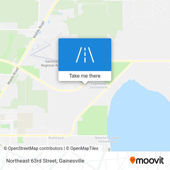Northeast 63rd Street map