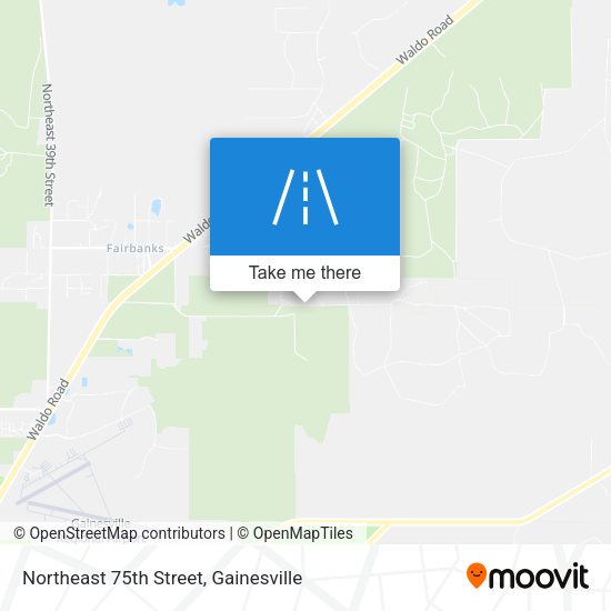 Northeast 75th Street map