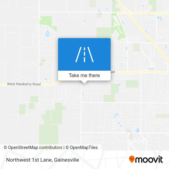 Mapa de Northwest 1st Lane