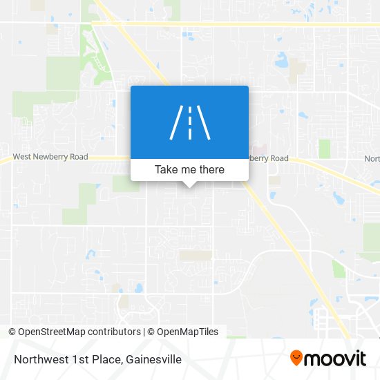 Northwest 1st Place map