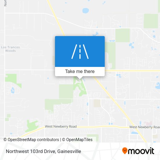 Northwest 103rd Drive map