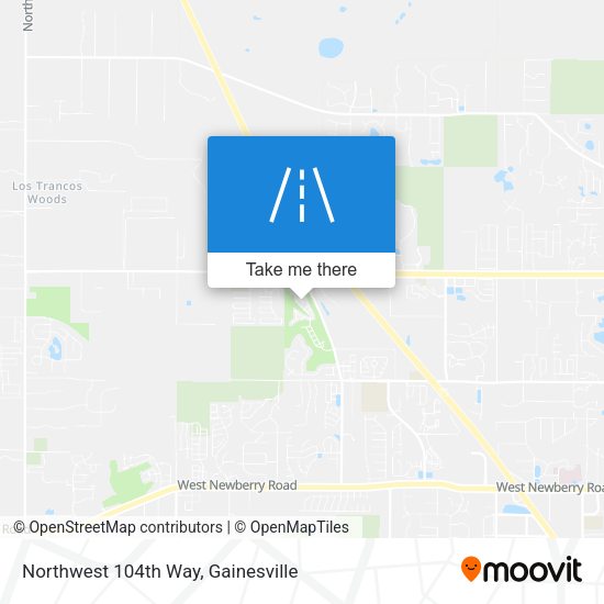 Northwest 104th Way map