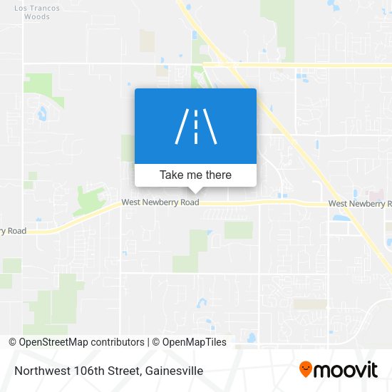Northwest 106th Street map