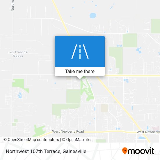 Mapa de Northwest 107th Terrace