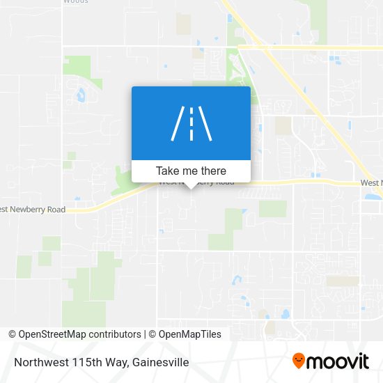 Northwest 115th Way map